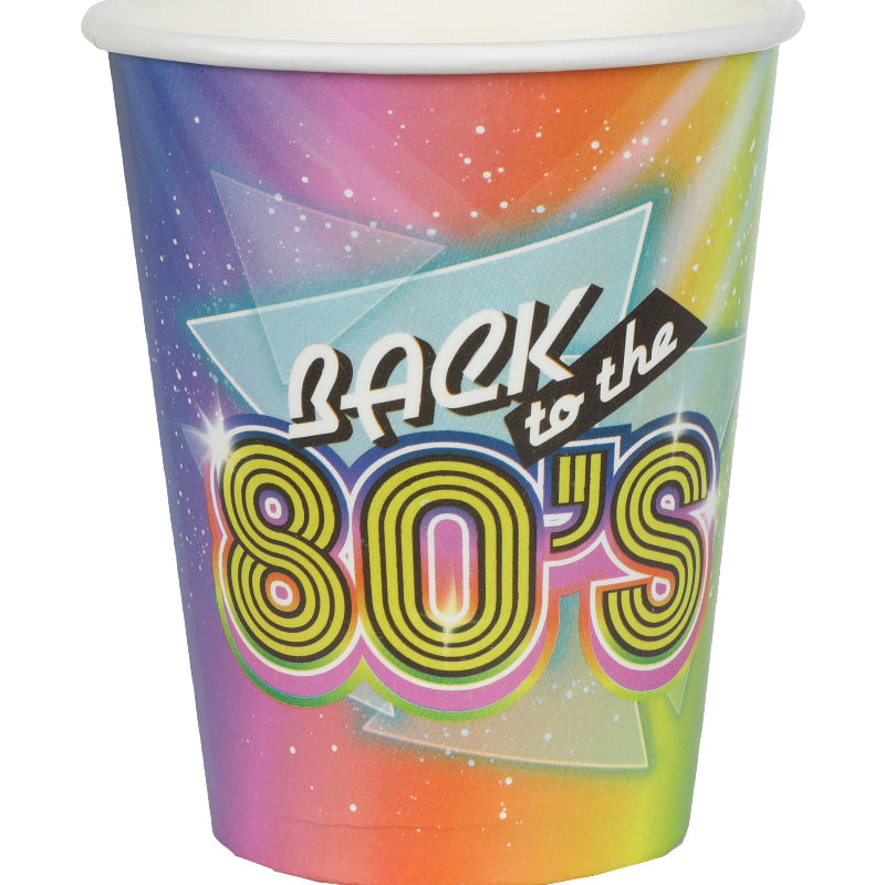 80'er papkrus 27 cl – 10 stk

Farverige 80'er papkrus med retrodesign. Pakke med 10 stk. á 27 cl. Perfekte til temafest, fødselsdag, firmafest og en festlig aften med disco og 80'er stemning. 🕺🎶✨