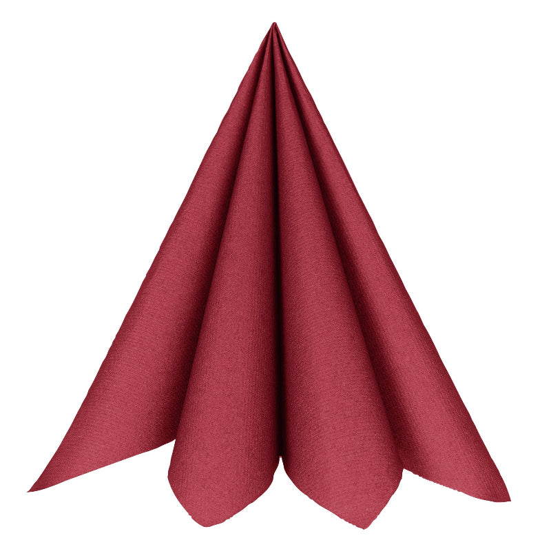 Airlaid servietter bordeaux 40 x 40 cm – 20 stk

Elegante Airlaid servietter i bordeaux med blød, stoflignende kvalitet. Pakke med 20 stk. i 40 x 40 cm – perfekte til bryllup, konfirmation, julefrokost og eksklusiv borddækning. 🍷✨