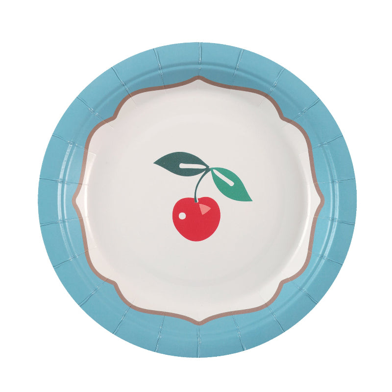 Små lyseblå “Dolce Vita” tallerkner – 6 stk. Perfekte til dessert og en elegant borddækning til sommerens fester. ✨