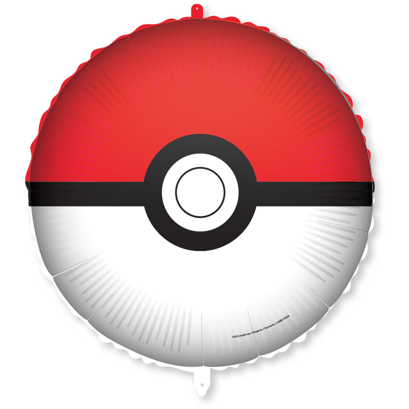 Pynt op til Pokémon-festen med en Poké Ball folieballon på 46 cm. Perfekt som festdekoration til børnefødselsdage og temafester. Kan fyldes med luft eller helium.