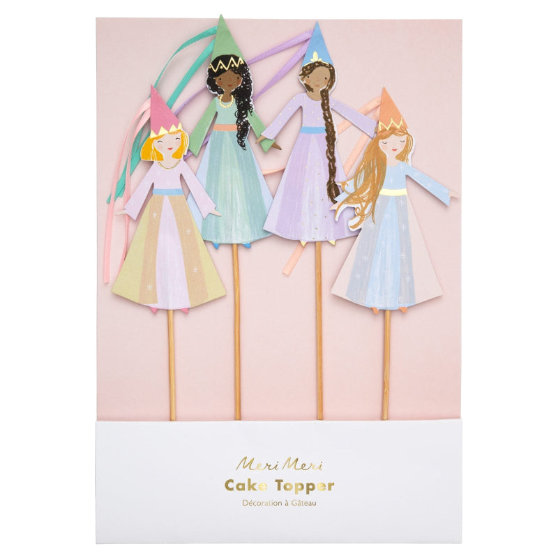 Meri Meri Magical Princess cake toppers – magisk pynt til prinsessekagen