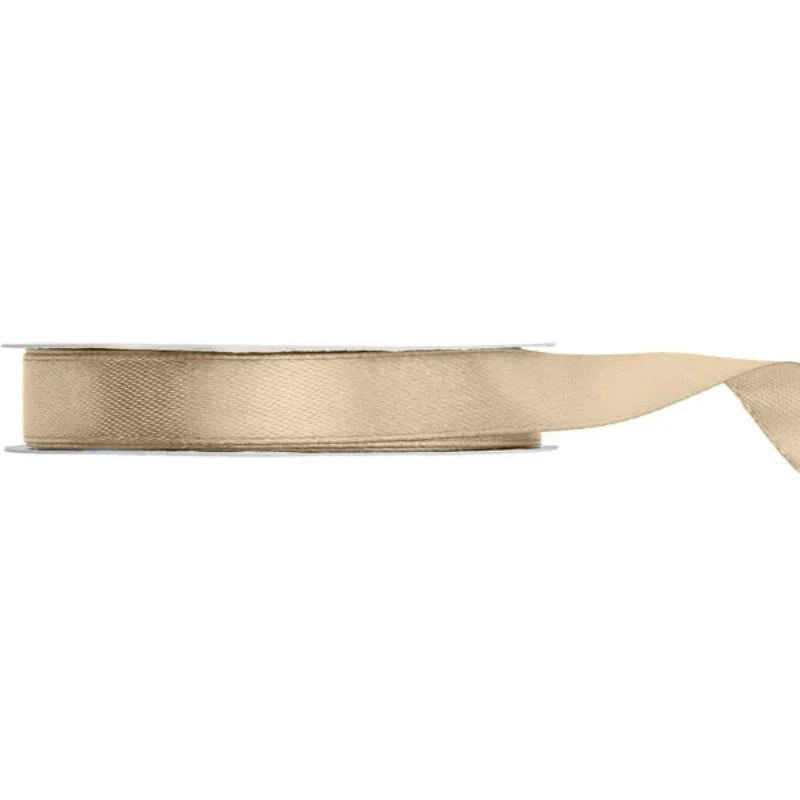 Guld satinbånd 12 mm/25 meter