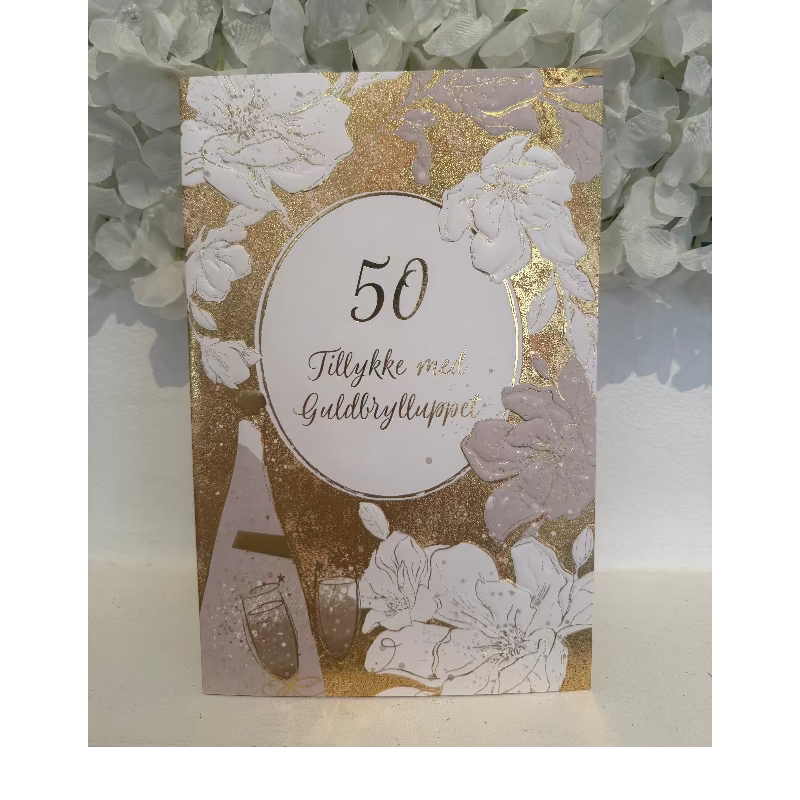 maxikort 50 år Tillykke med guldbrylluppet
