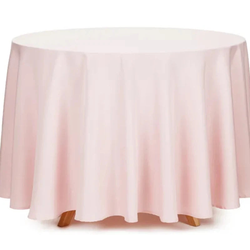 Dusty Pink/Lyserød dug 230 cm i diameter til runde borde