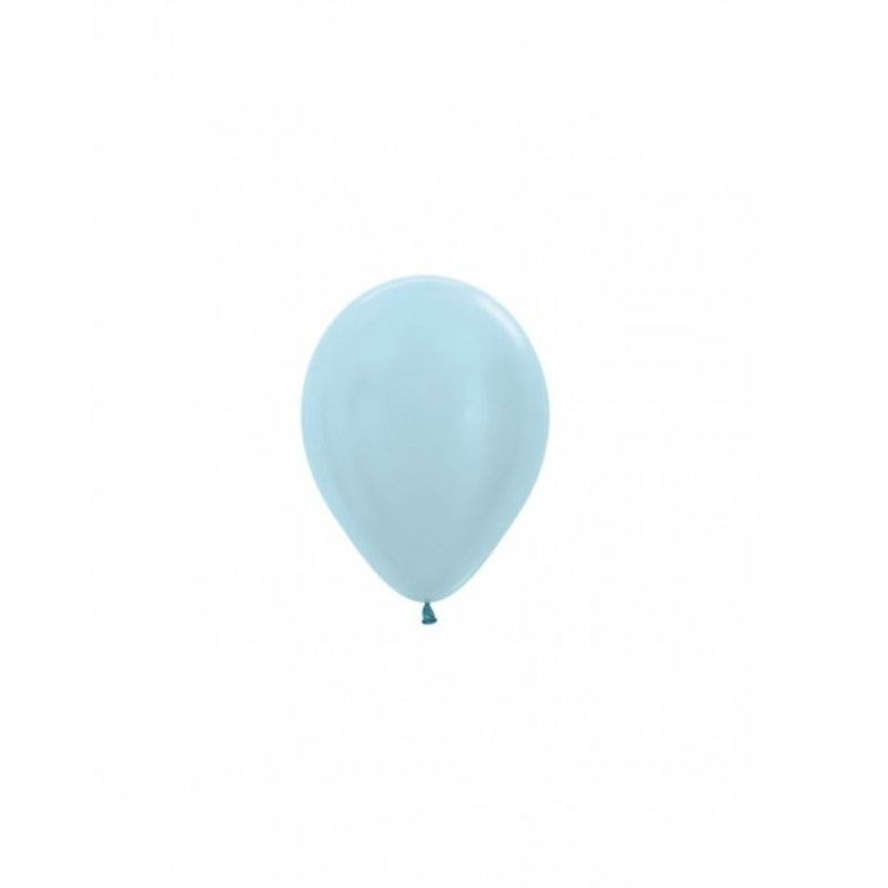 Mini balloner i Shiny blå 12 cm