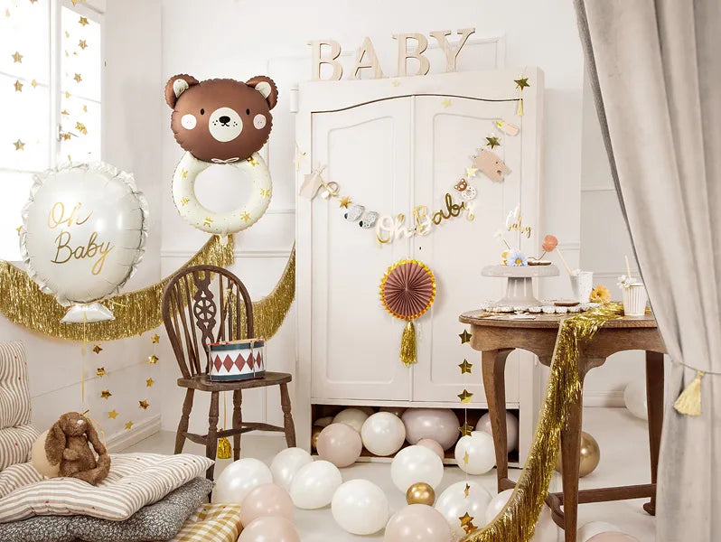 Folieballon Oh Baby, 37,5 x53 cm - En Charmerende Tilføjelse til Din Babyfest