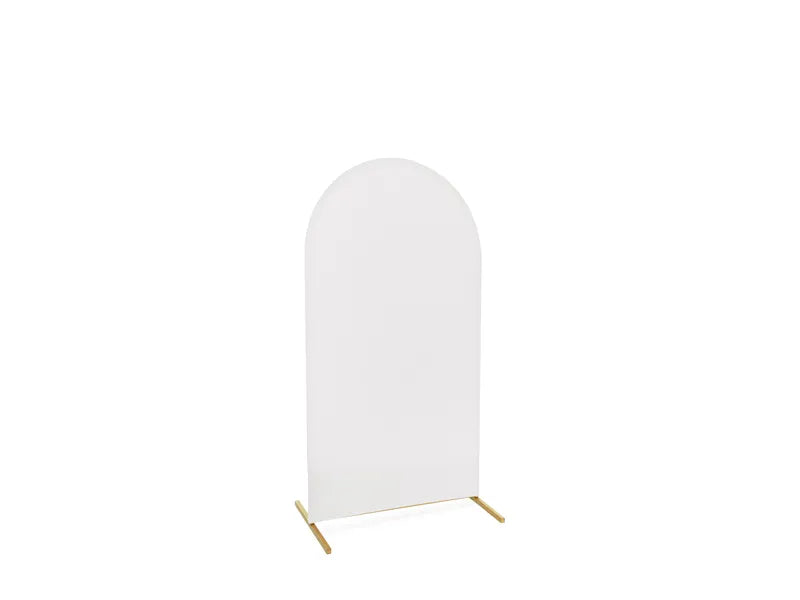 Hvidt cover til buet backdrop 150 x 80 cm