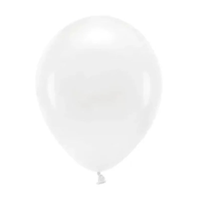 Pastel hvide latexballoner
