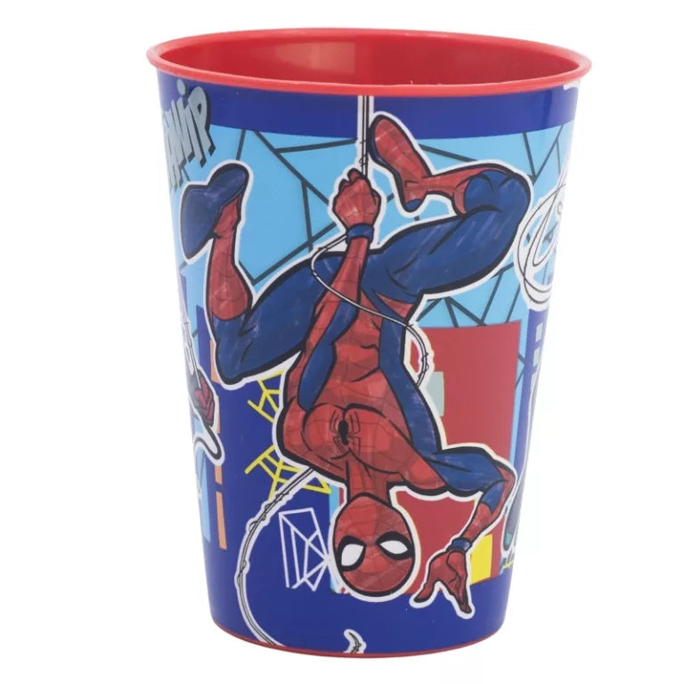 Spider-Man kop 260 ml – BPA-fri plastkop med Spider-Man motiv.   Perfekt til børnefødselsdag og temafest.
