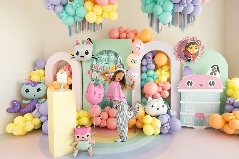 Gabbys Dollhouse MerCat folieballon – 80 x 82 cm, mix