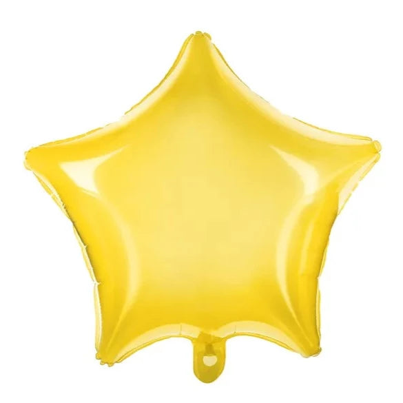 neon gul stjerneballon