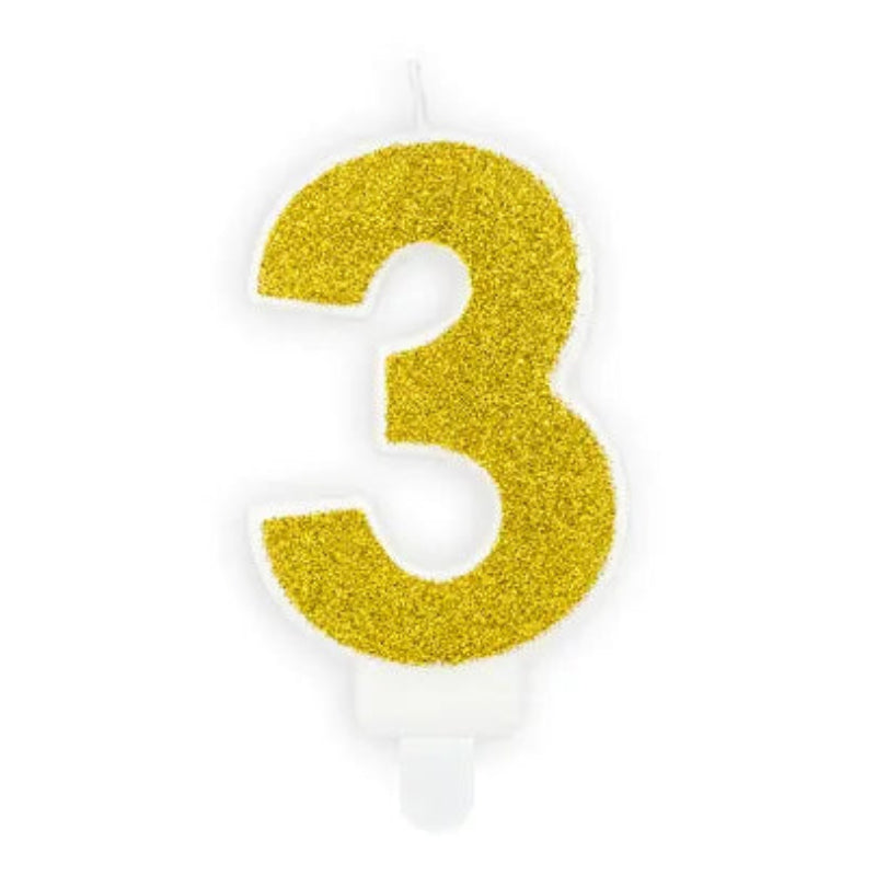 3 tal kagelys guld