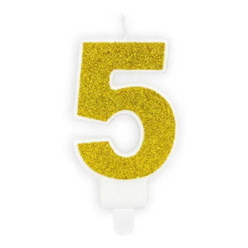 5 tal kagelys guld