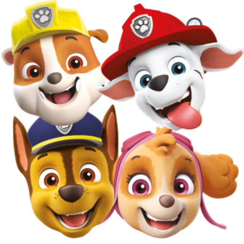 Masker med paw patrol og venner

