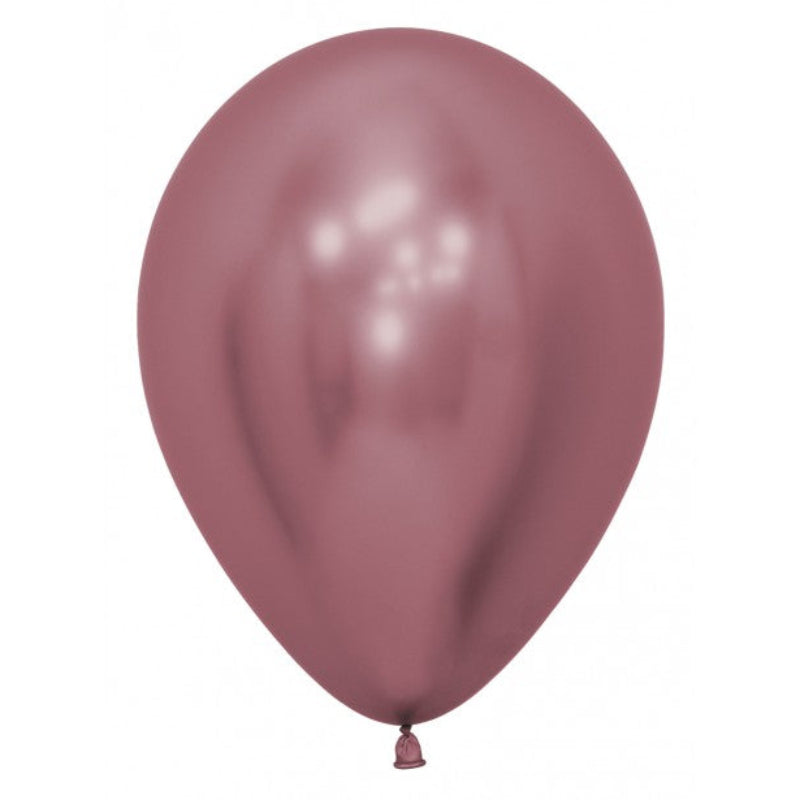 Sempertex latexballoner 30 cm i Reflex Pink. Metallic balloner i 100% naturlatex med spejlblank finish. Egnet til helium og luft. 50 stk. Perfekte til ballonbuer, babyshower, fødselsdag og elegante festdekorationer.