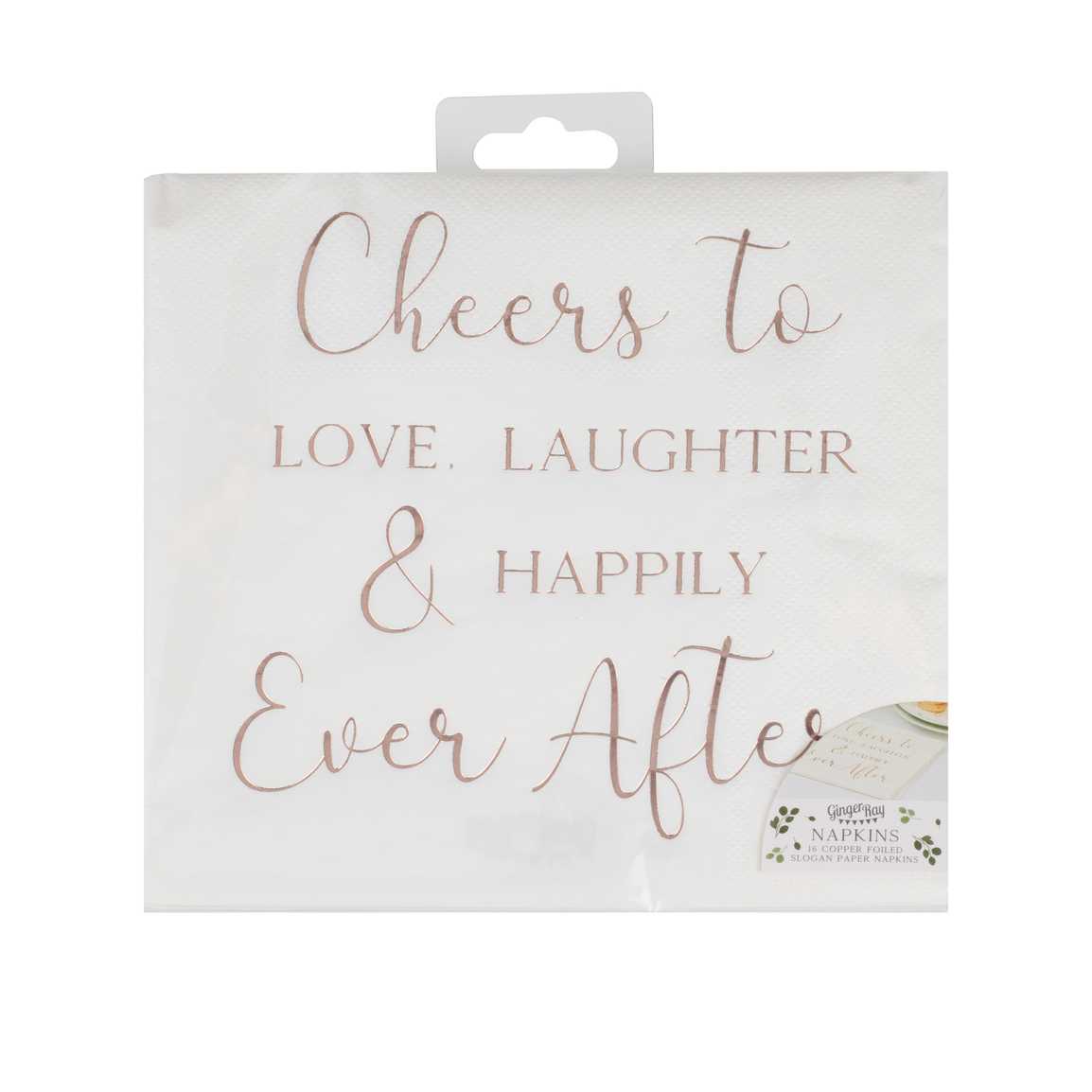 Happily Ever After bryllups servietter