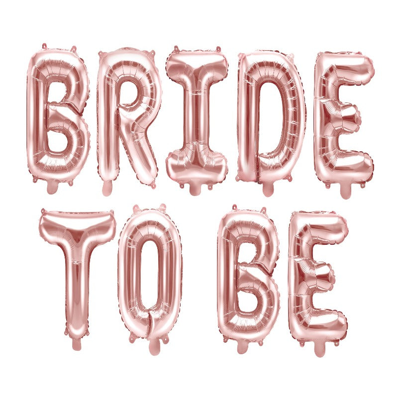 Bride To Be folie ballon i rose gold 340 x 35 cm