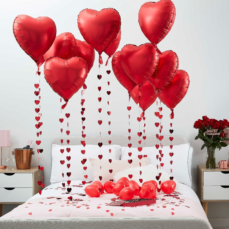 Valentines hjerte ballon kit
