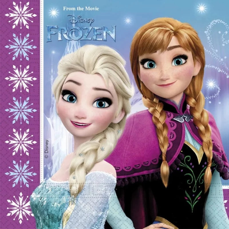 Anna & Elsa fra Frozen  servietter