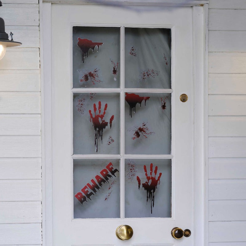 Halloween blodige vinduesklistermærker
