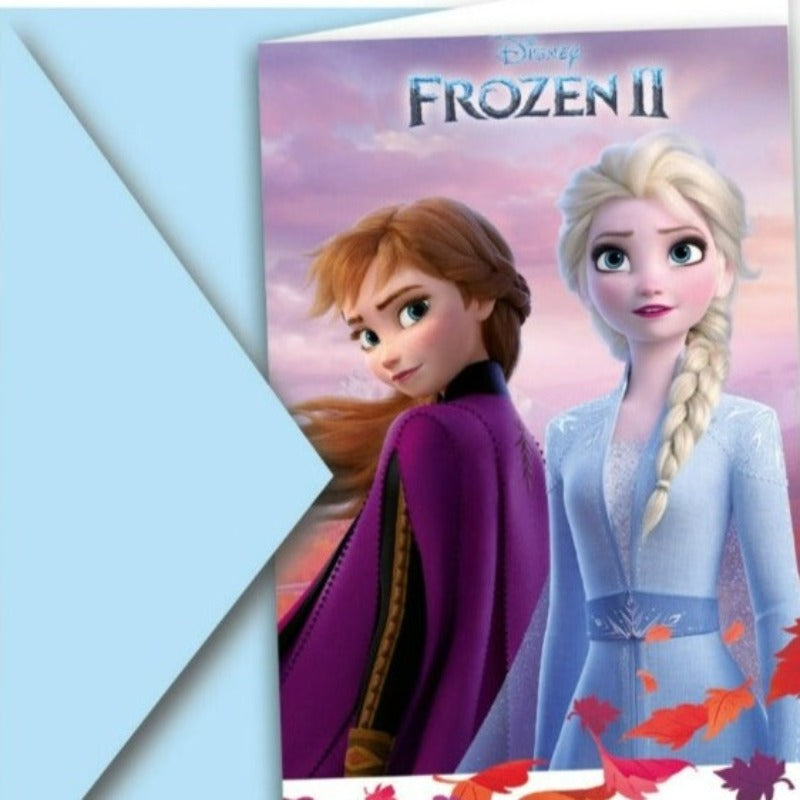 Anna & Elsa invitation