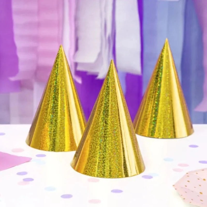 Partyhatte i guld