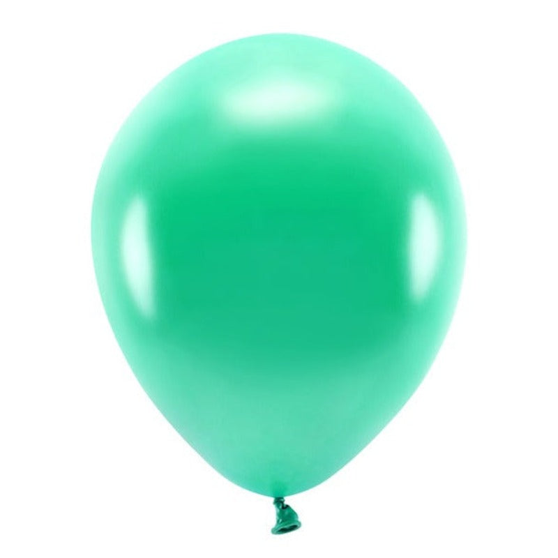 grønne balloner metallic