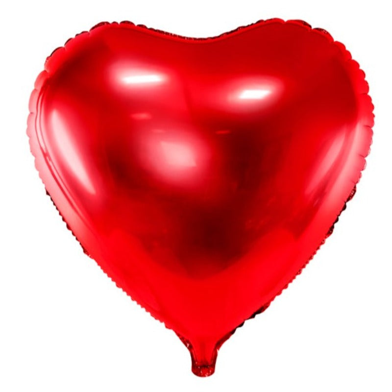 Hjerteballon rød