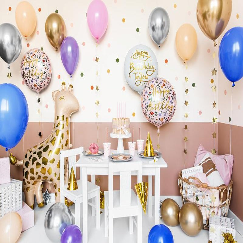 Folie ballon Giraf 80 x 102 cm