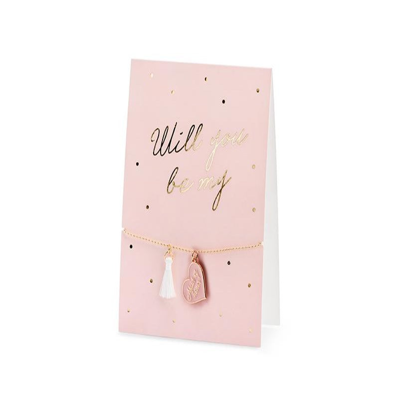 Kort med armbånd - Will you be my Maid of honor ?