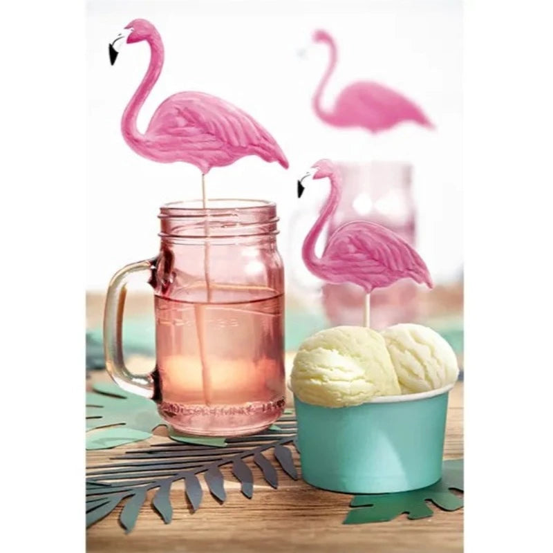 Flamingo caketoppers