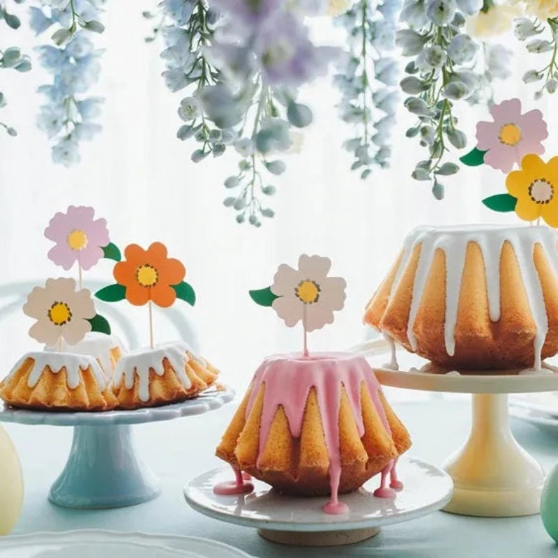 Blomster cake toppers