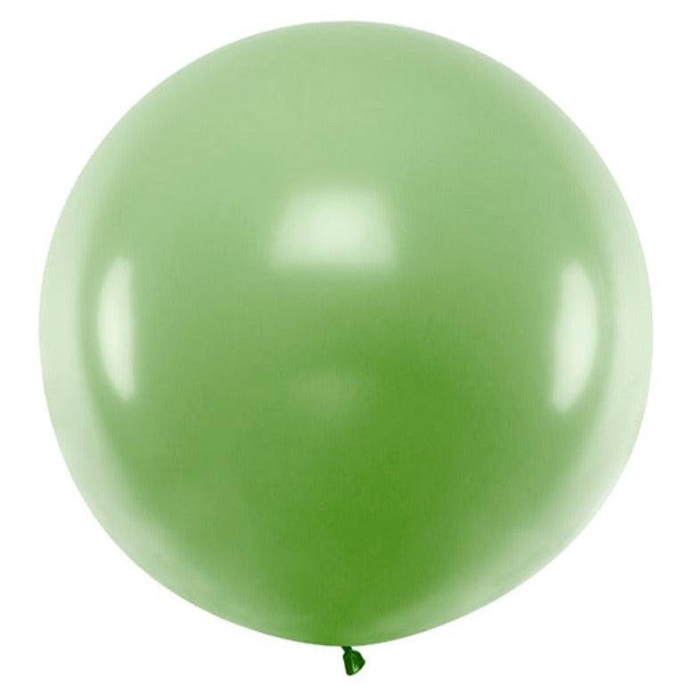 Pastel grøn kæmpeballon