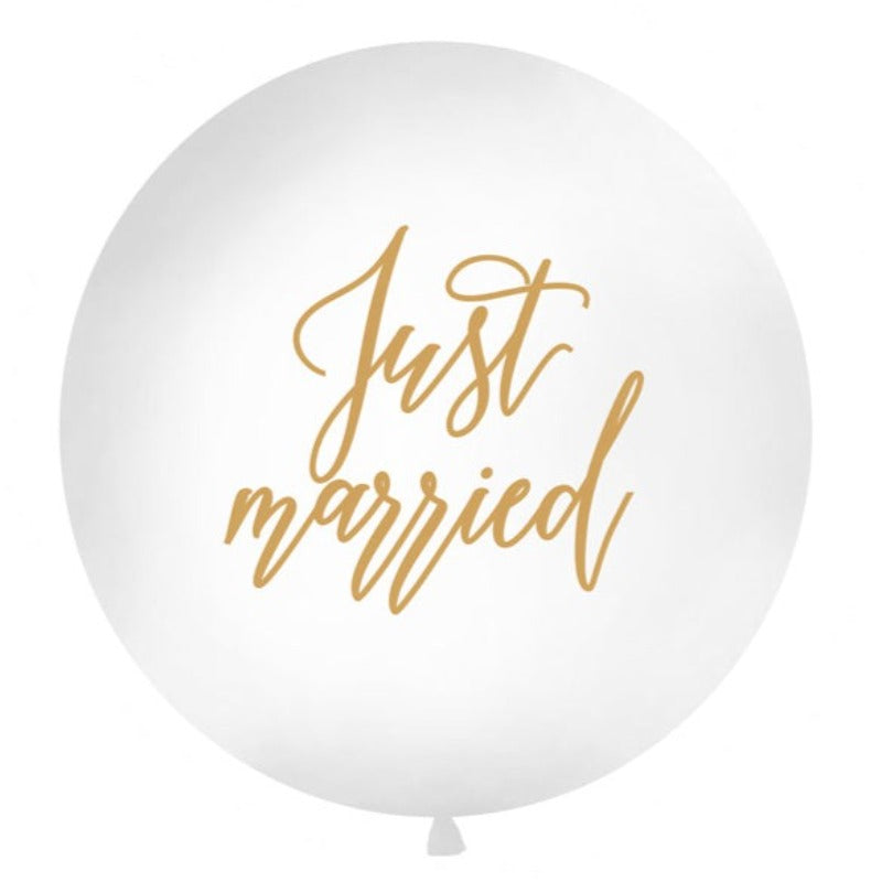 Just Married ballon