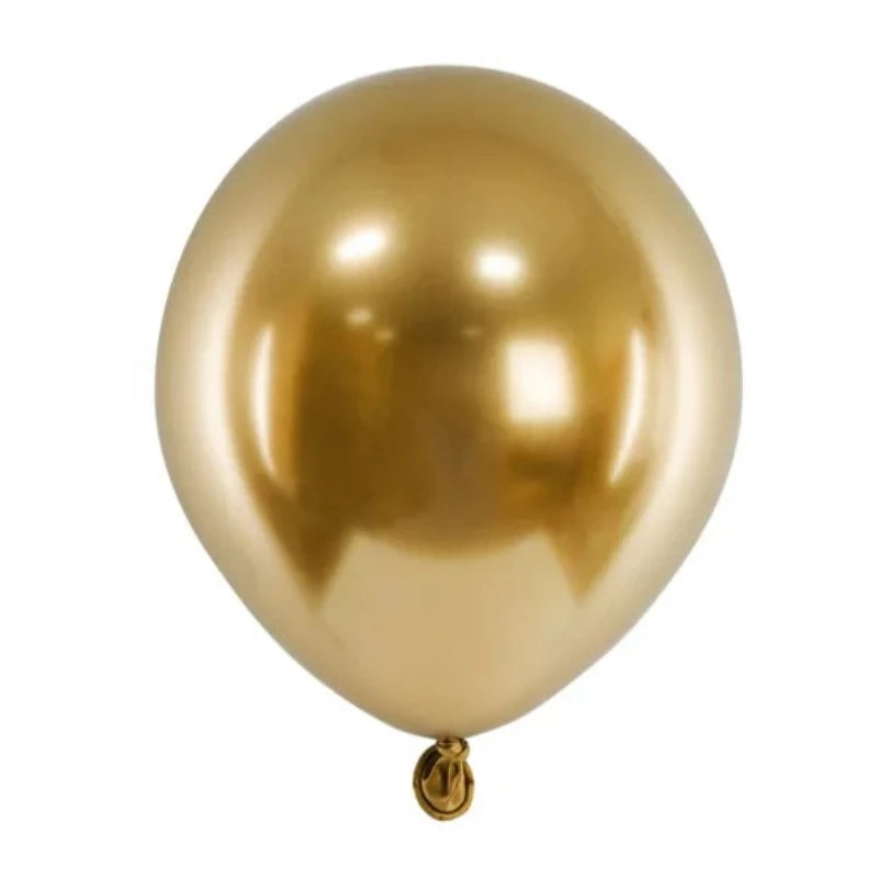 mini balloner i glossy guld