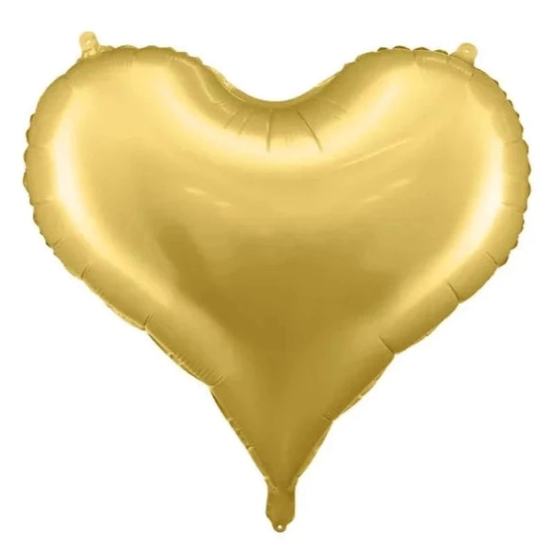 Hjerte guld ballon