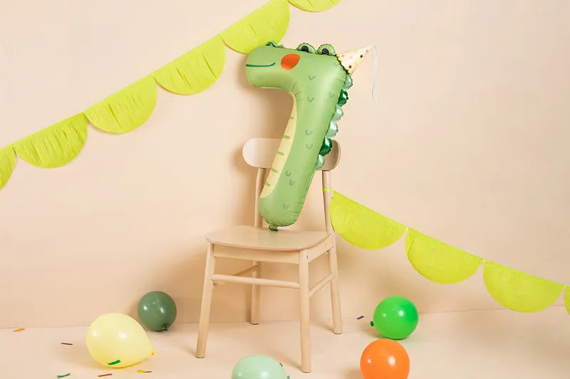 7 tal krokodille folieballon