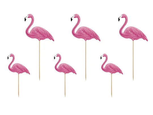 Flamingo caketoppers