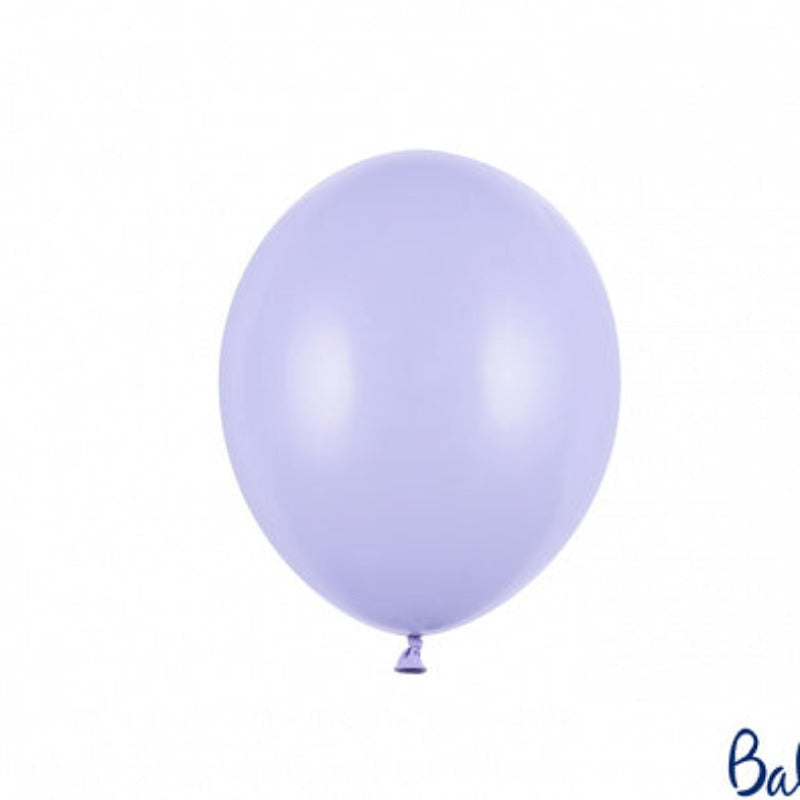 Små balloner i pastel Lyslilla 12 cm 100 stk.