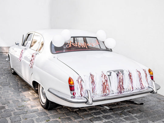 Bil dekoration kit - Just Married
