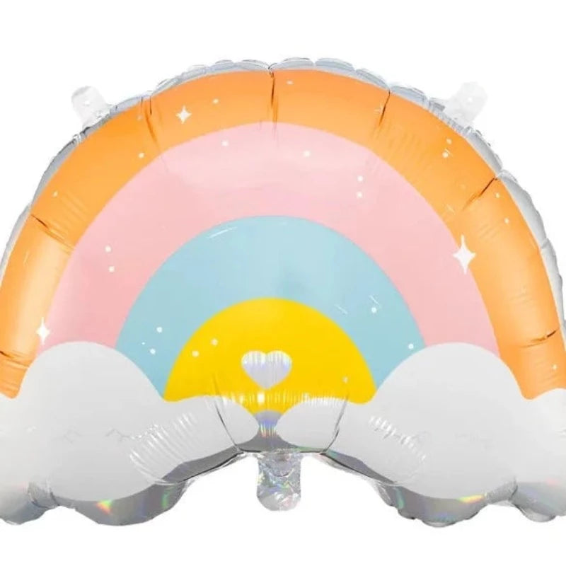 regnbue folieballon til helium og luft 