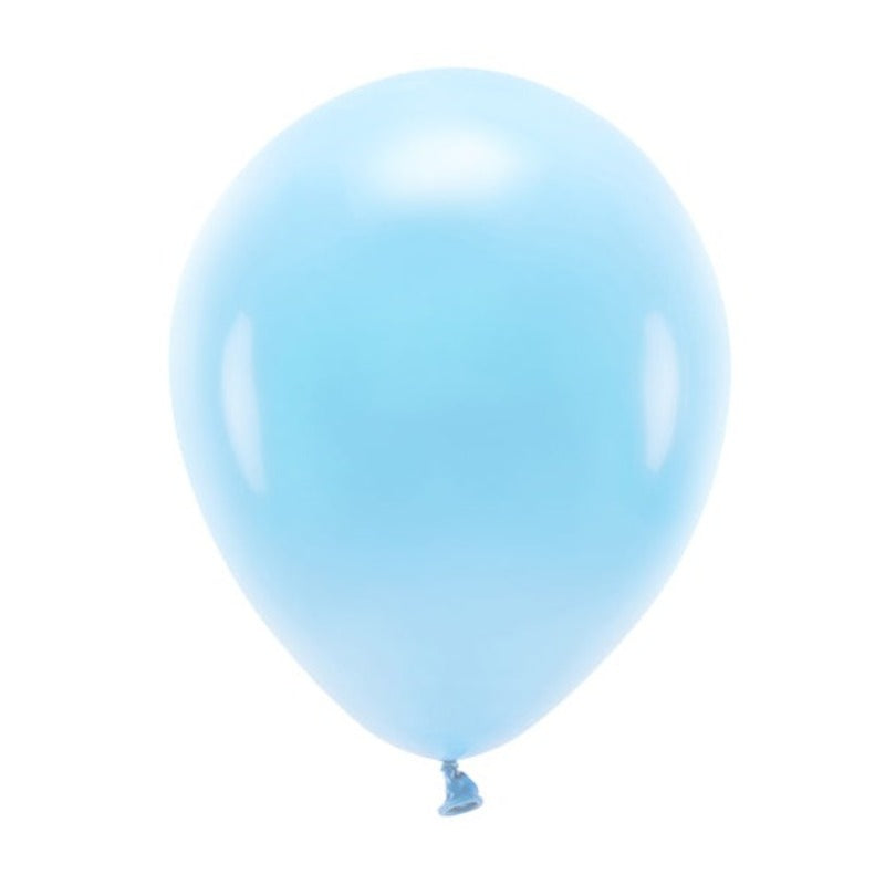 Himmelblå balloner pastel