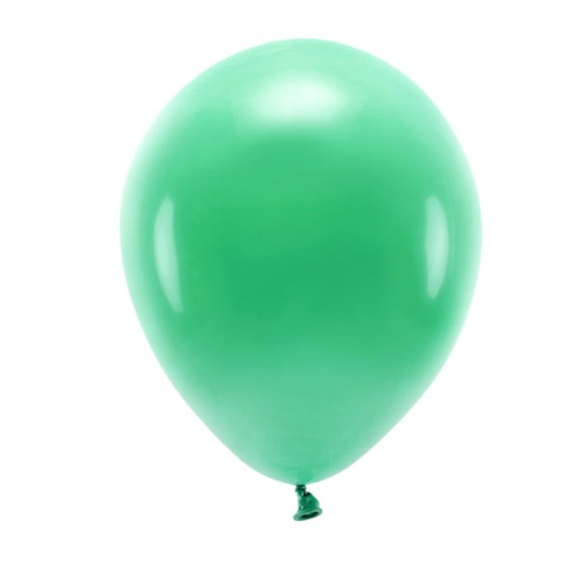 Pastelgrønne økologiske balloner* 26 cm/30 cm (10 stk./100 stk.)