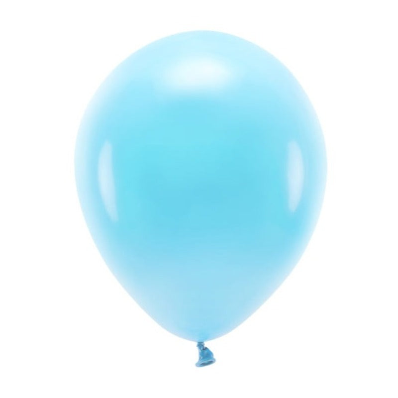 Økologiske Pastel Lyseblå balloner* 26 cm/30 cm (10 stk./100 stk.)