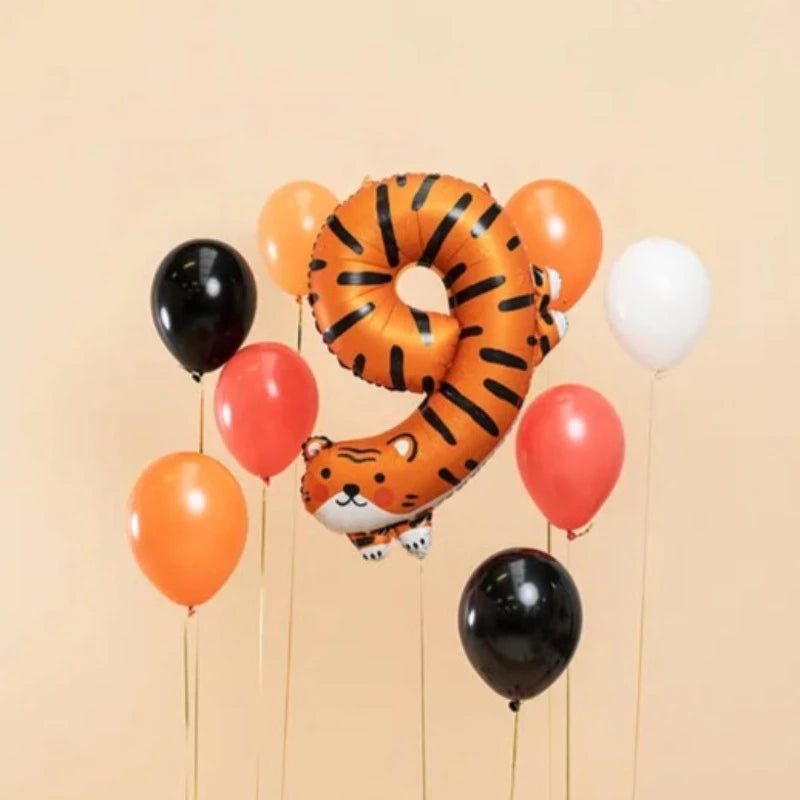 9 tal tiger folie ballon